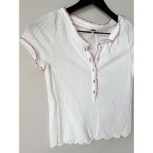 free people • lettuce hem baby tee